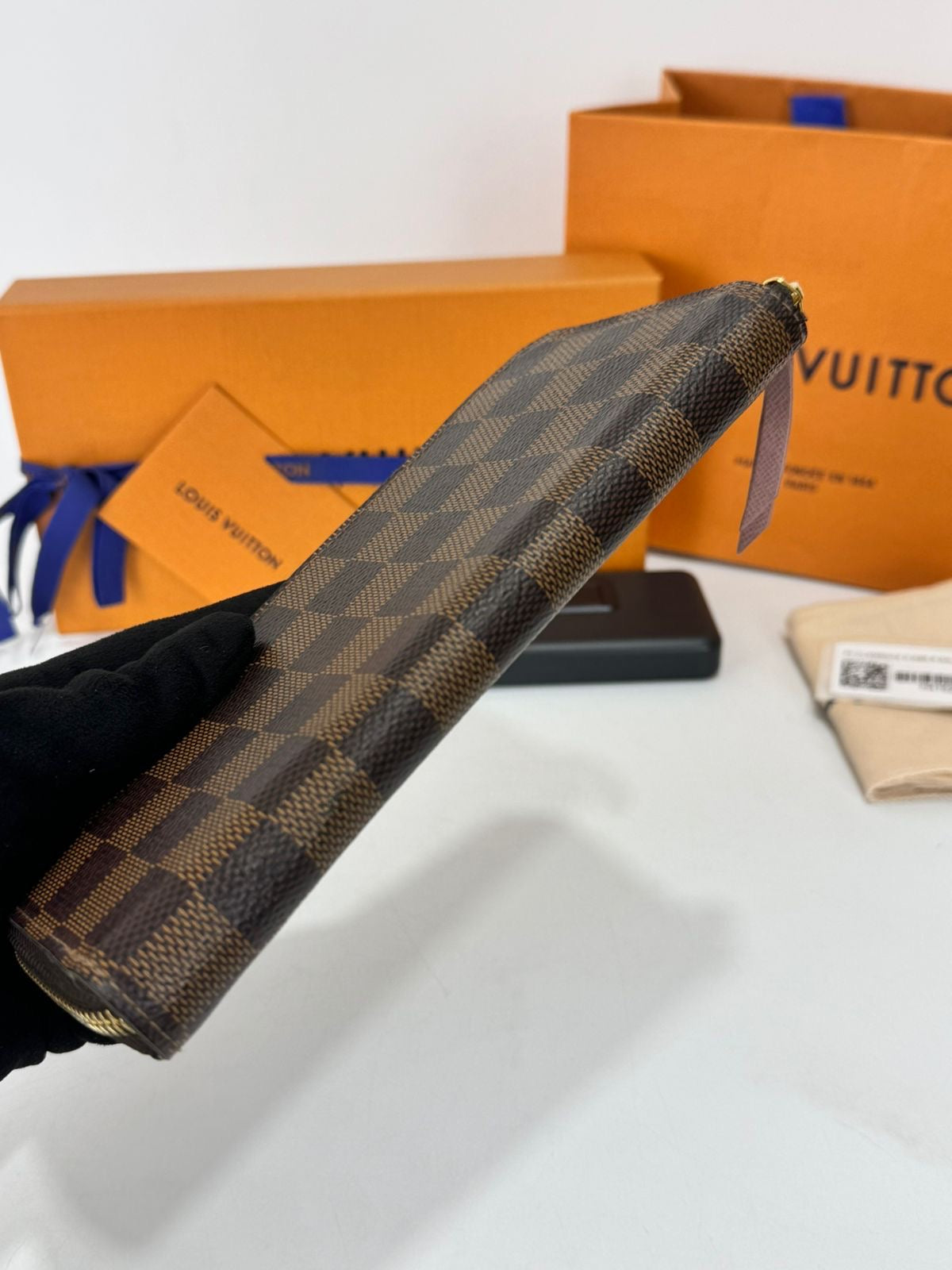 Louis Vuitton Clemence Wallet Damier Ebene