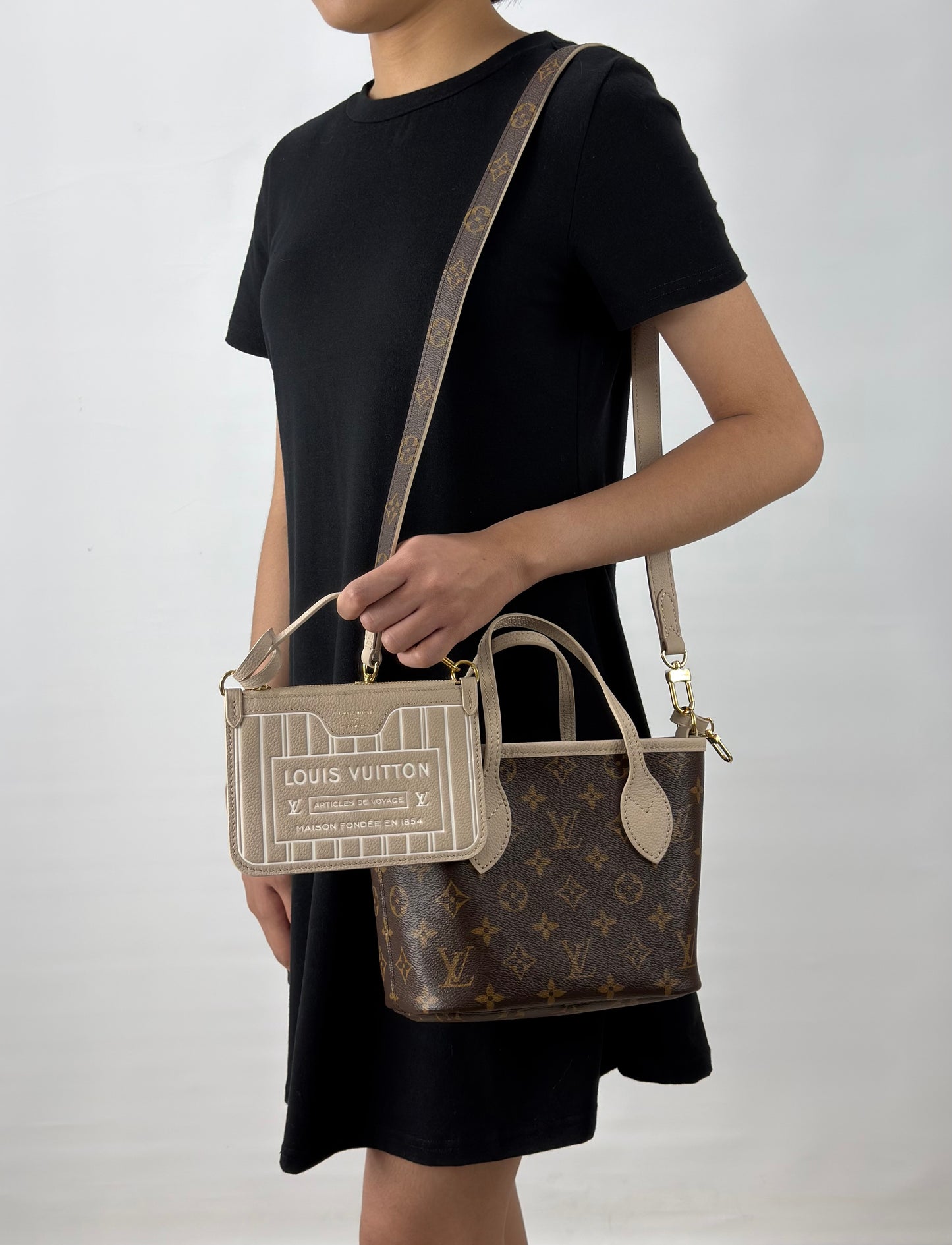 Louis Vuitton Inside Out BB Limestone Monogram