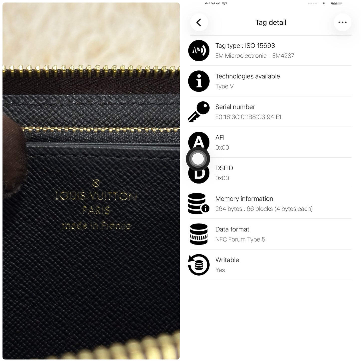 Louis Vuitton Zippy Wallet Reverse Monogram Canvas