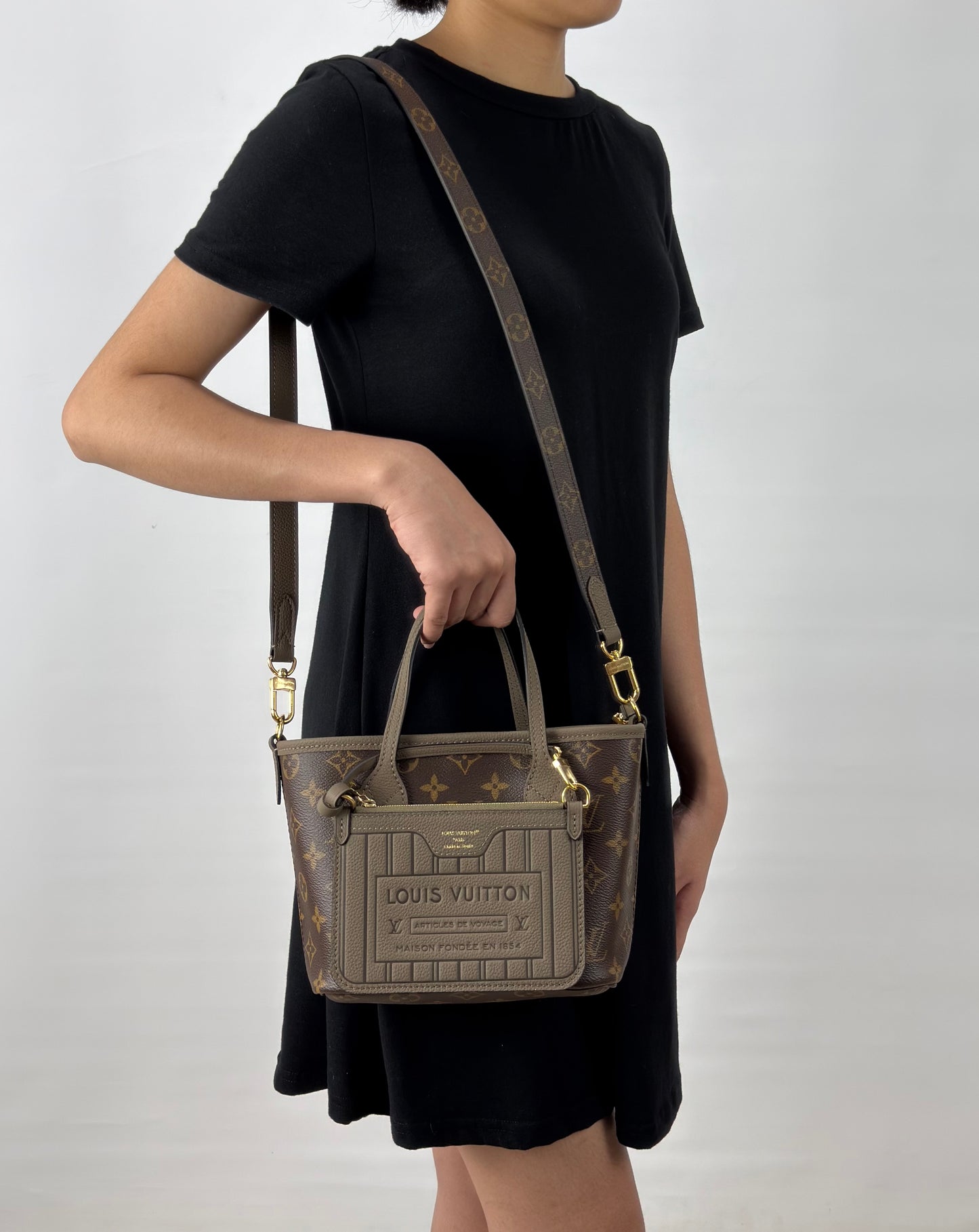 Louis Vuitton Inside Out BB Dark Fango Monogram