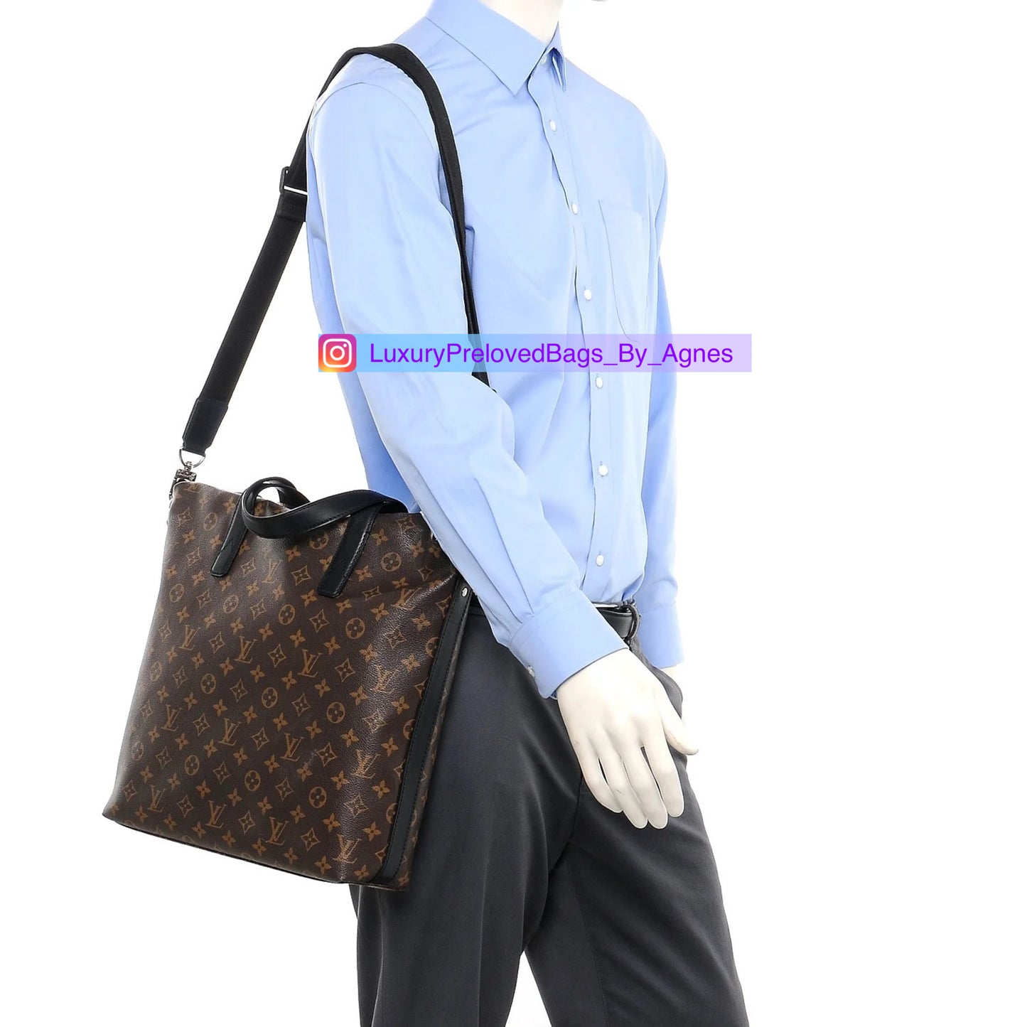 Louis Vuitton Monogram Macassar Kitan Tote