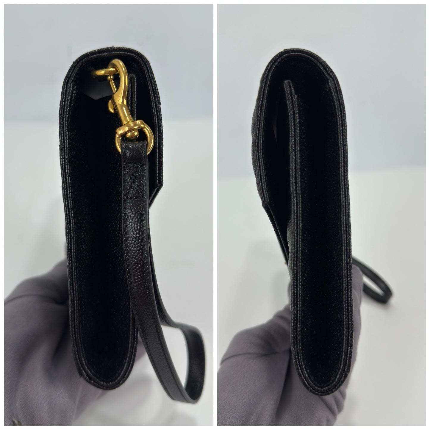 Saint Laurent Cassandre Envelope Wrislet Clutch