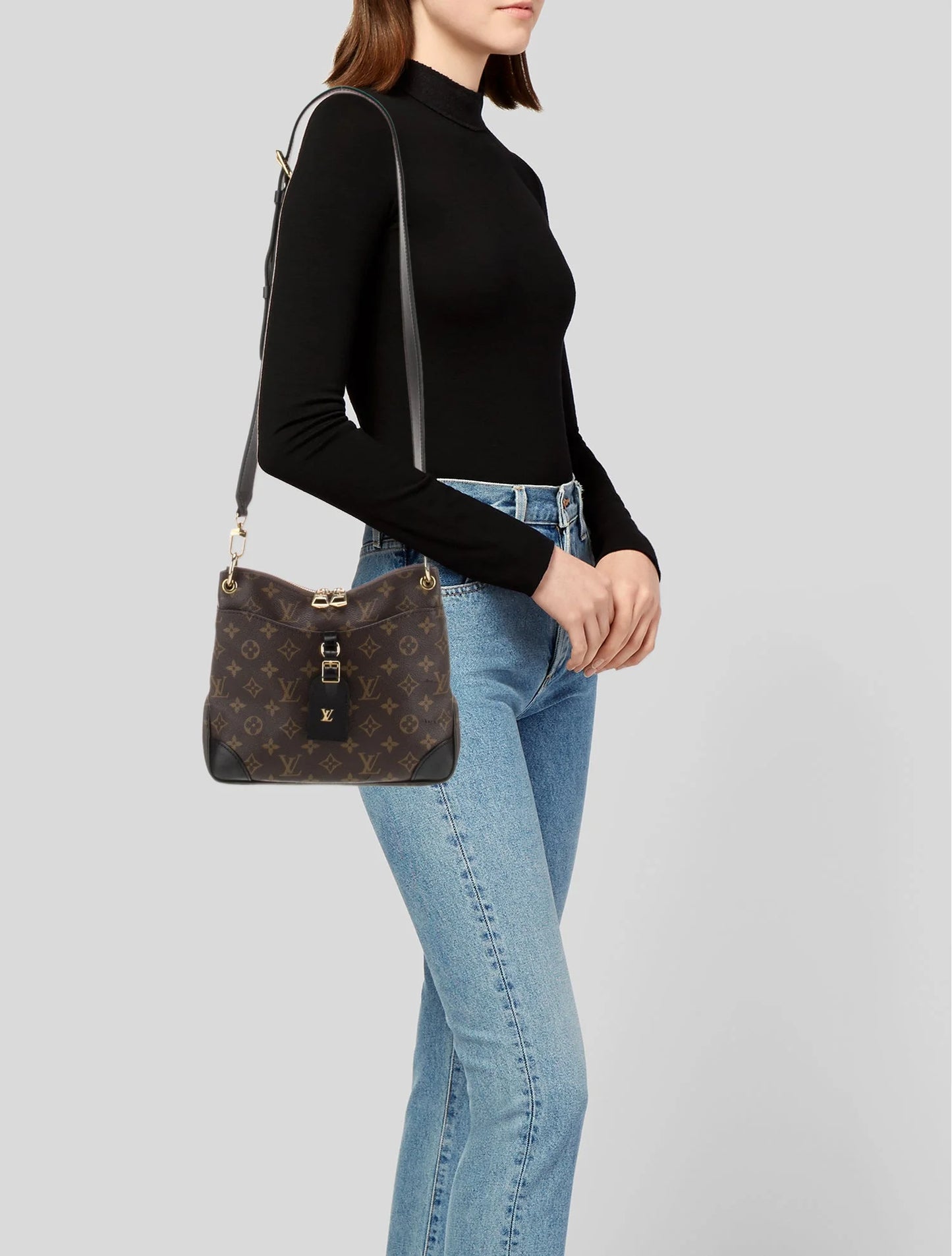 Louis Vuitton Monogram Canvas Odeon PM Noir