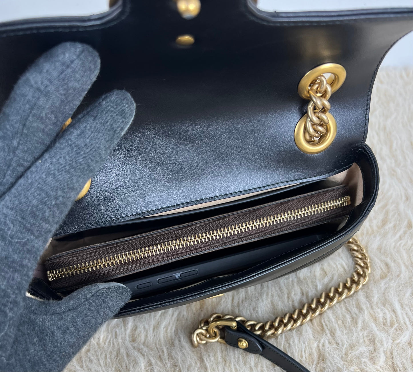 Gucci GG Marmont Mini Matelasse Shoulder Bag
