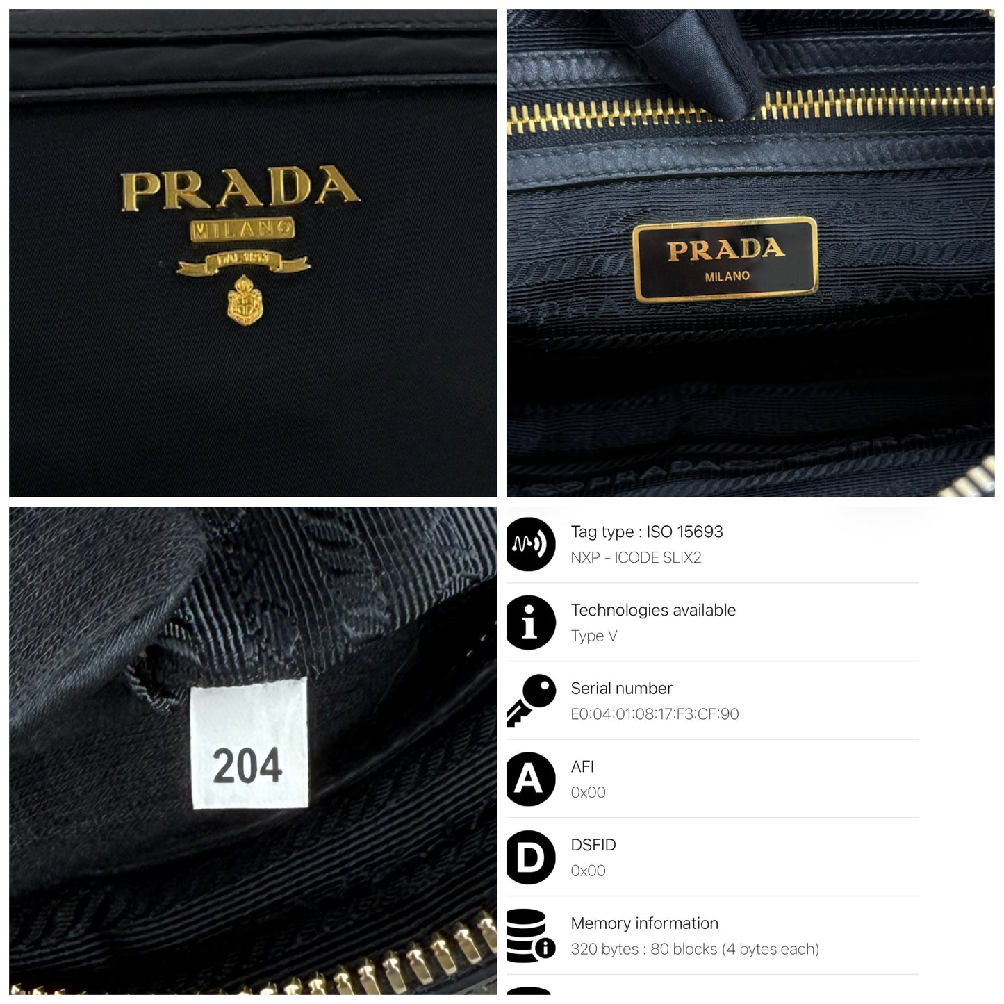 Prada Tessuto Nylon Camera Crossbody Bag