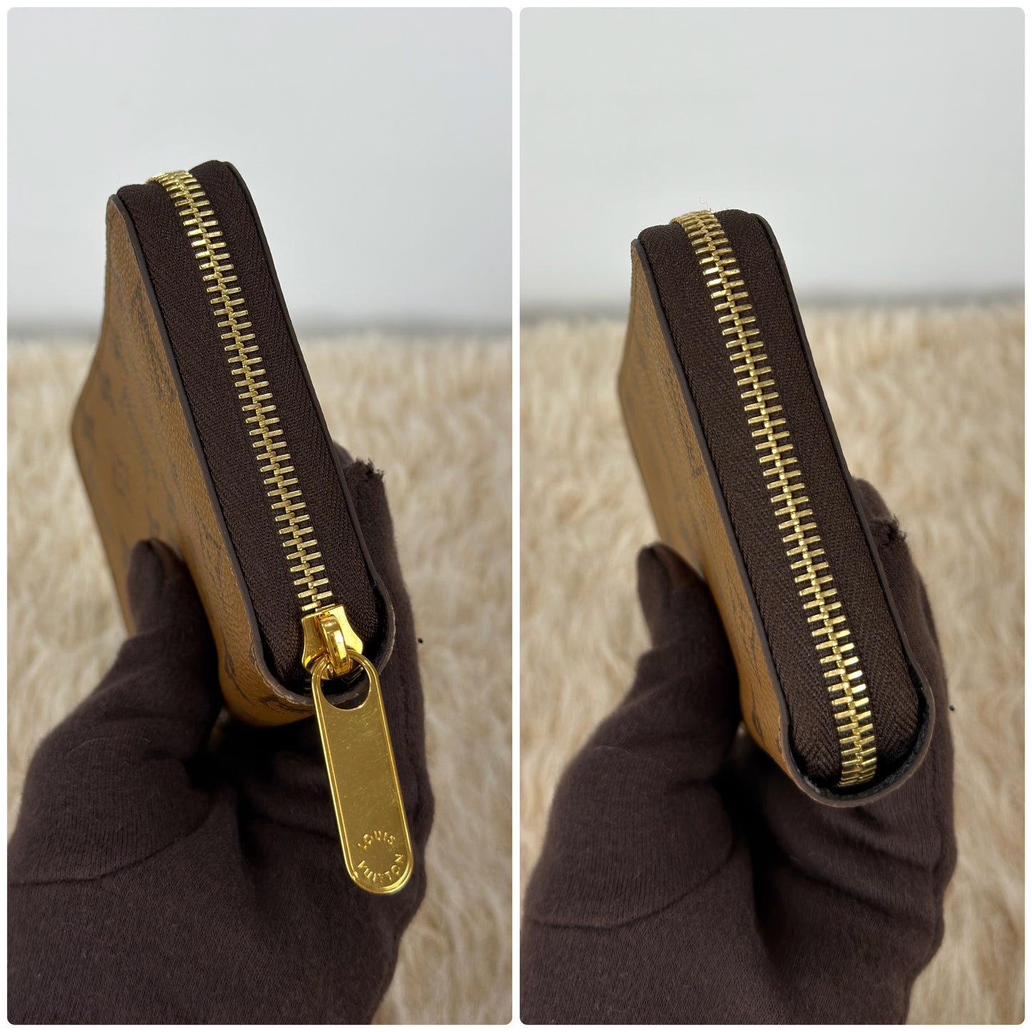 Louis Vuitton Zippy Wallet Reverse Monogram Canvas