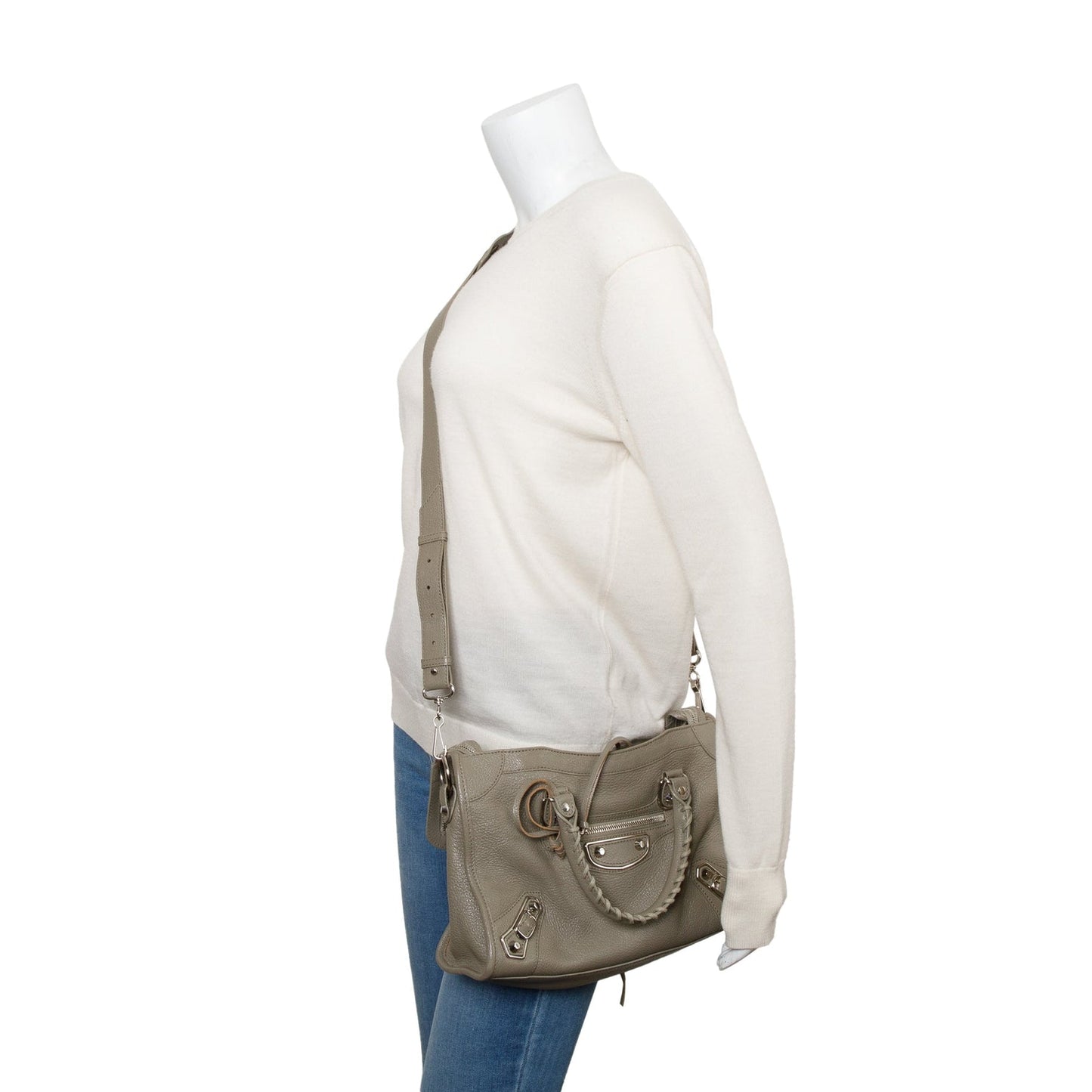 Balenciaga Metallic Eage Small City Bag