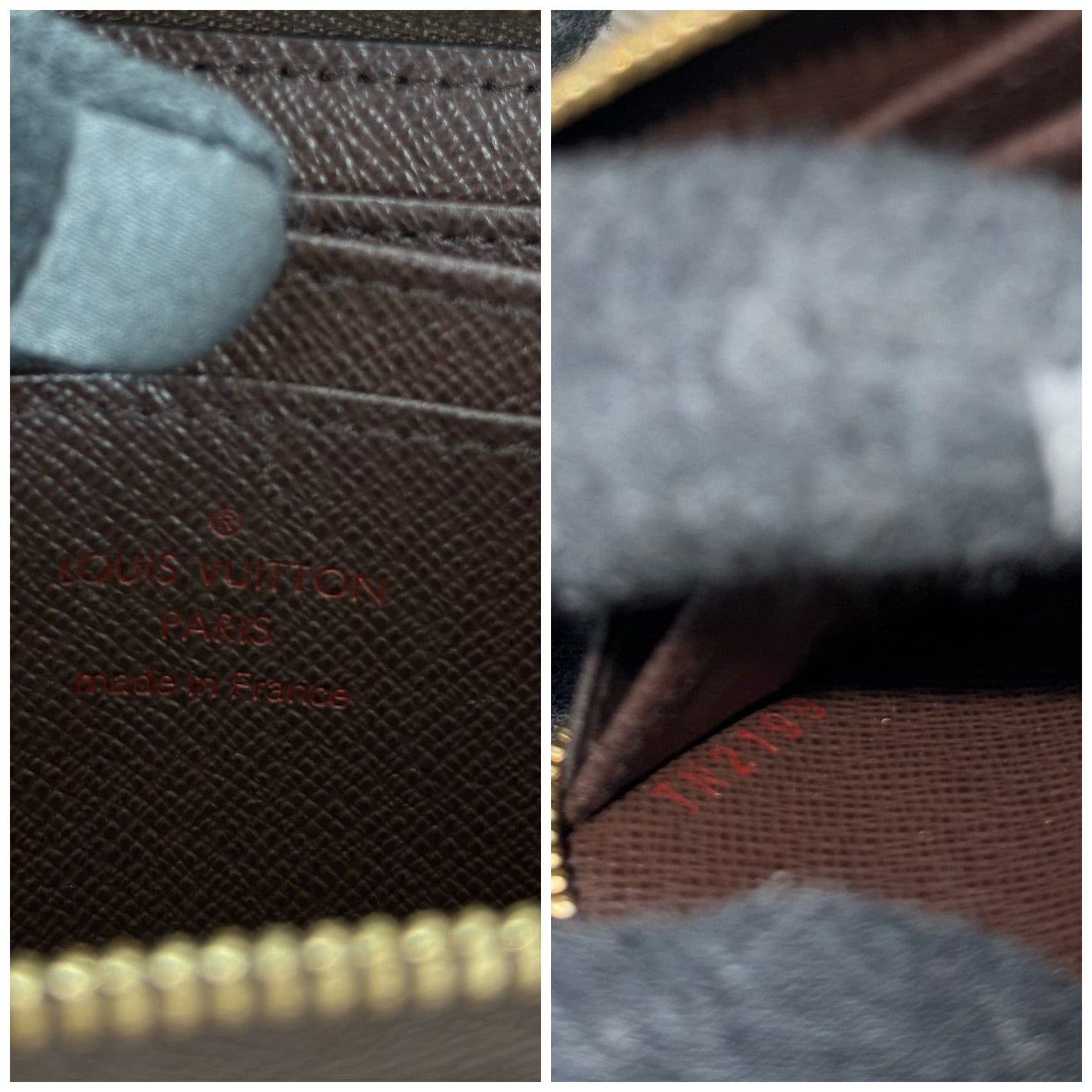 Louis Vuitton Damier Ebene Zippy Coin Purse