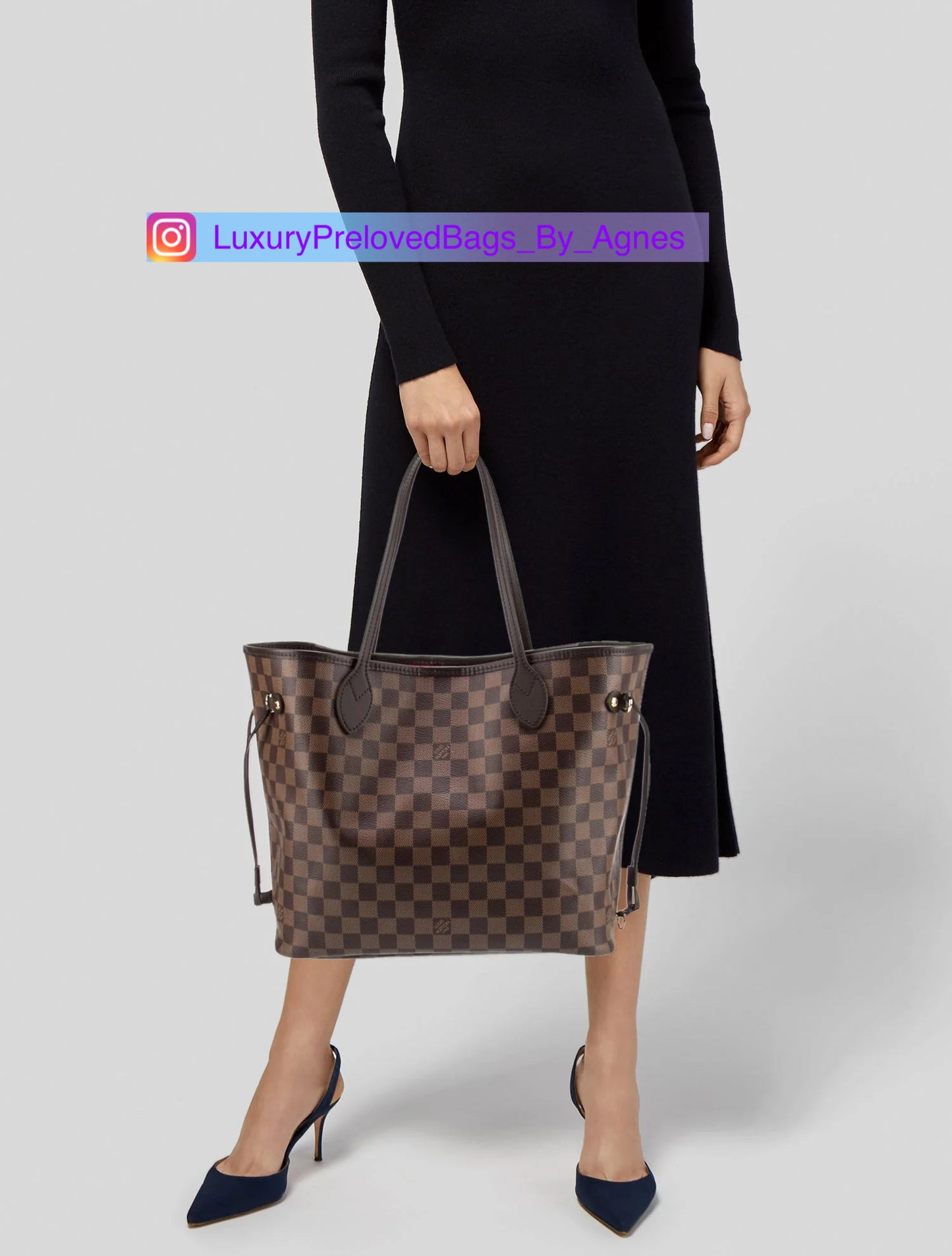 Neverful MM Damier Ebene