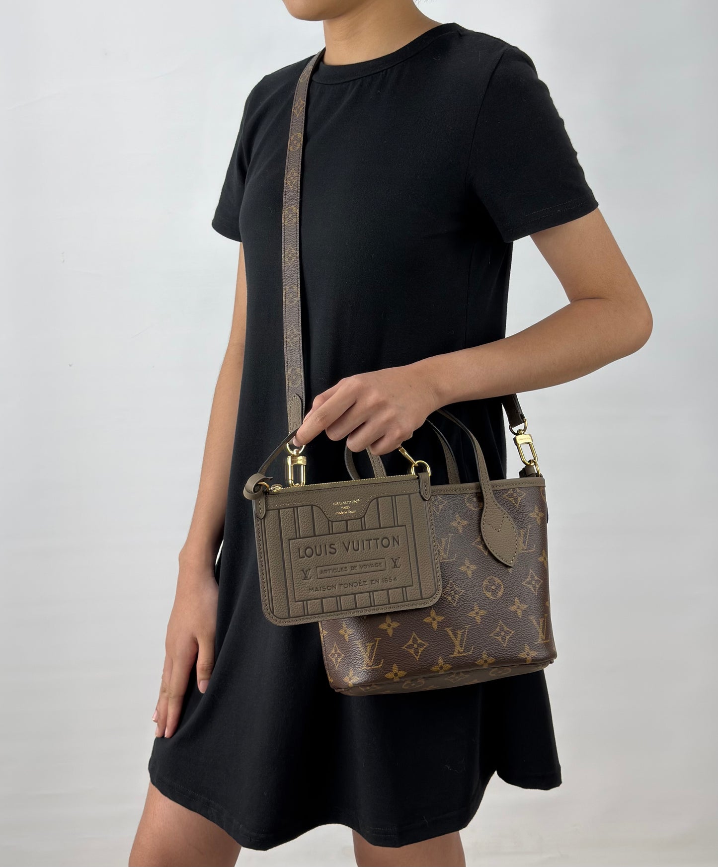 Louis Vuitton Inside Out BB Dark Fango Monogram