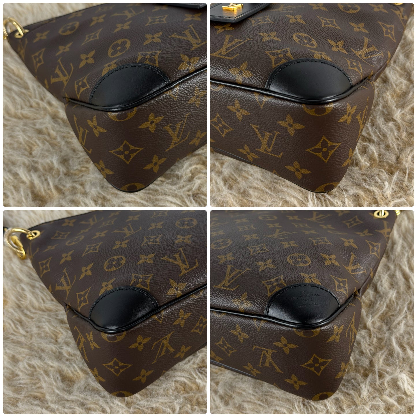 Louis Vuitton Monogram Canvas Odeon PM Noir