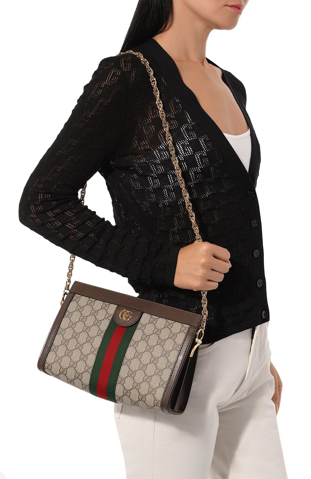 Gucci GG Ophidia Small GG Supreme Chain