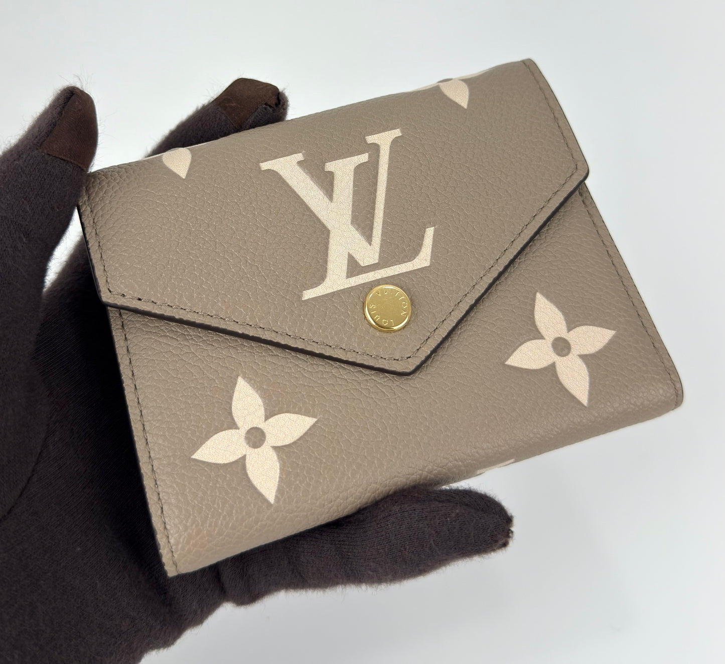 Louis Vuitton Victorine Wallet In Bicolor Monogram Empreinte Leather