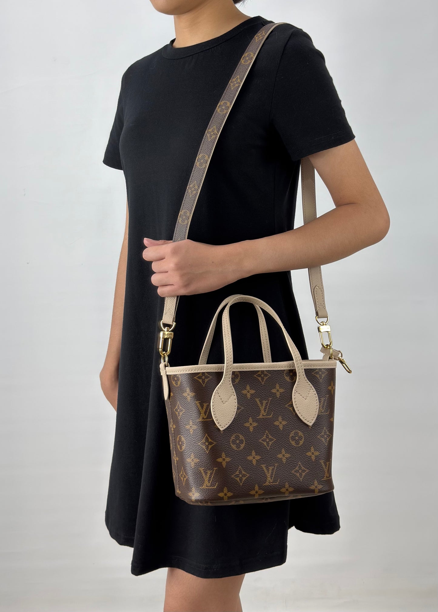 Louis Vuitton Inside Out BB Limestone Monogram