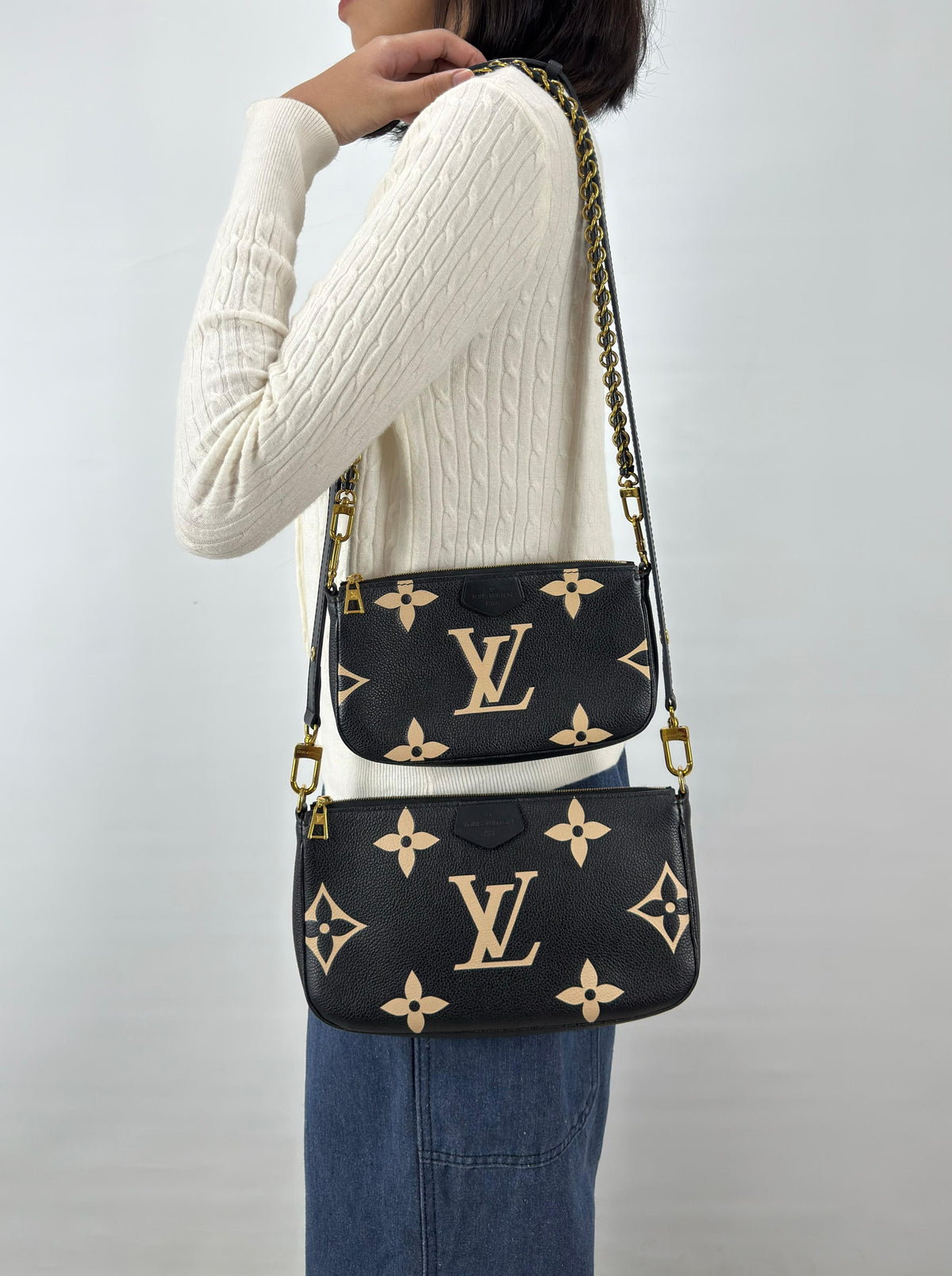 Louis Vuitton Multi Pochette Accessoires Bicolor