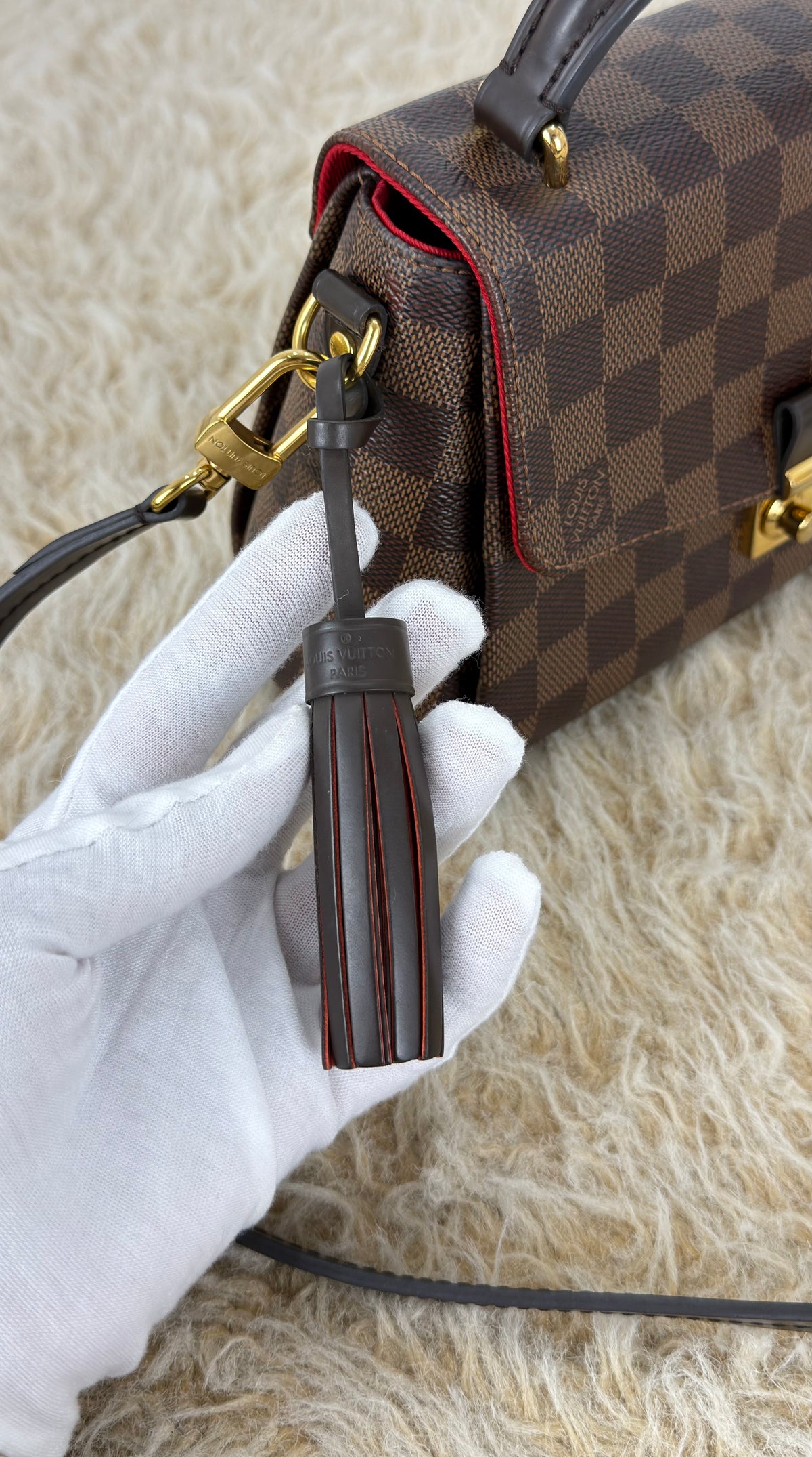 Louis Vuitton Croisette Damier Ebene Canvas