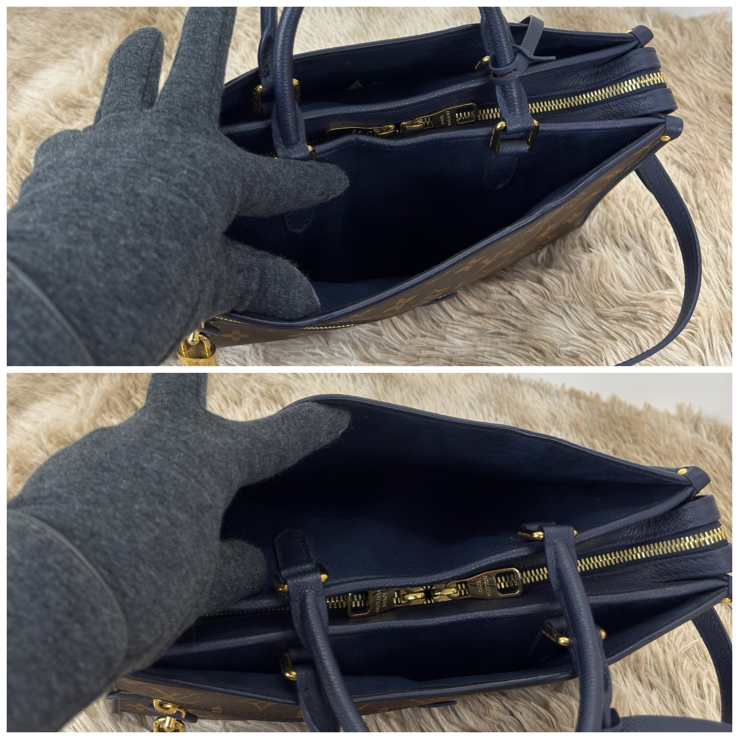 Louis Vuitton Popincourt PM Monogram Marine Canvas