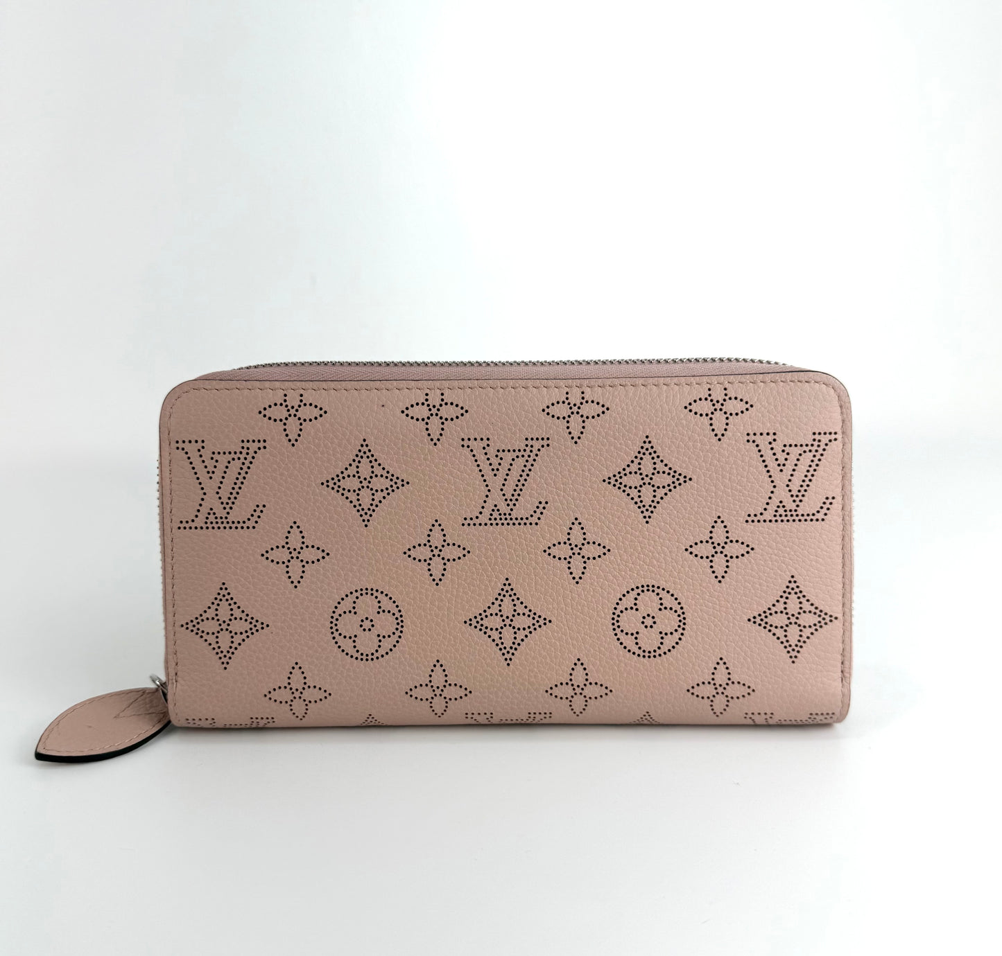 Louis Vuitton Magnolia Pink Monogram Mahina Zippy Wallet