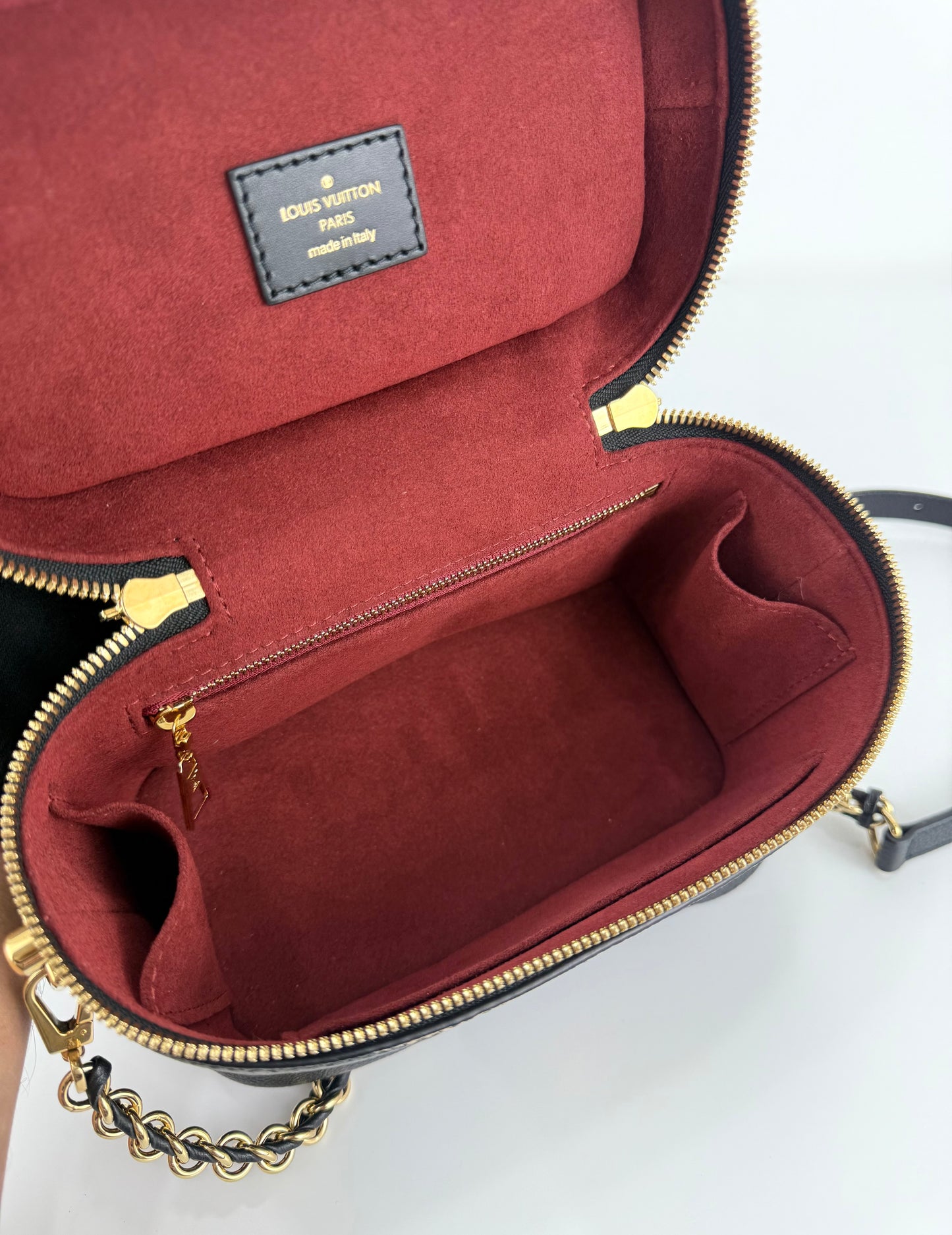 Louis Vuitton Vanity PM Bicolour Monogram Empreinte Leather