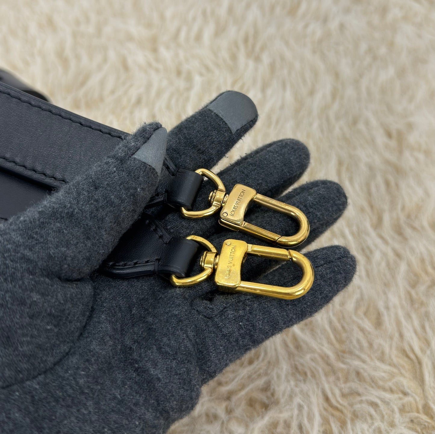 Louis Vuitton Monogram Canvas Odeon MM Noir