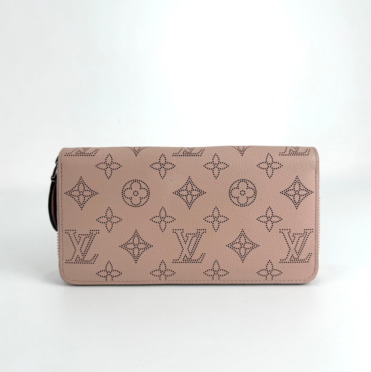 Louis Vuitton Magnolia Pink Monogram Mahina Zippy Wallet