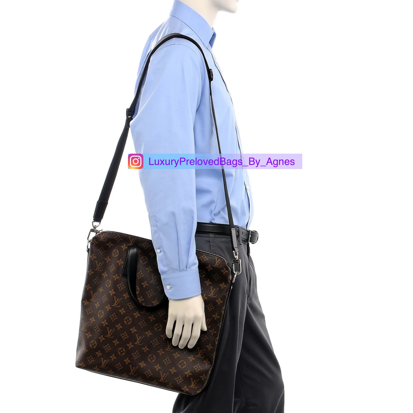 Louis Vuitton Monogram Macassar Kitan Tote