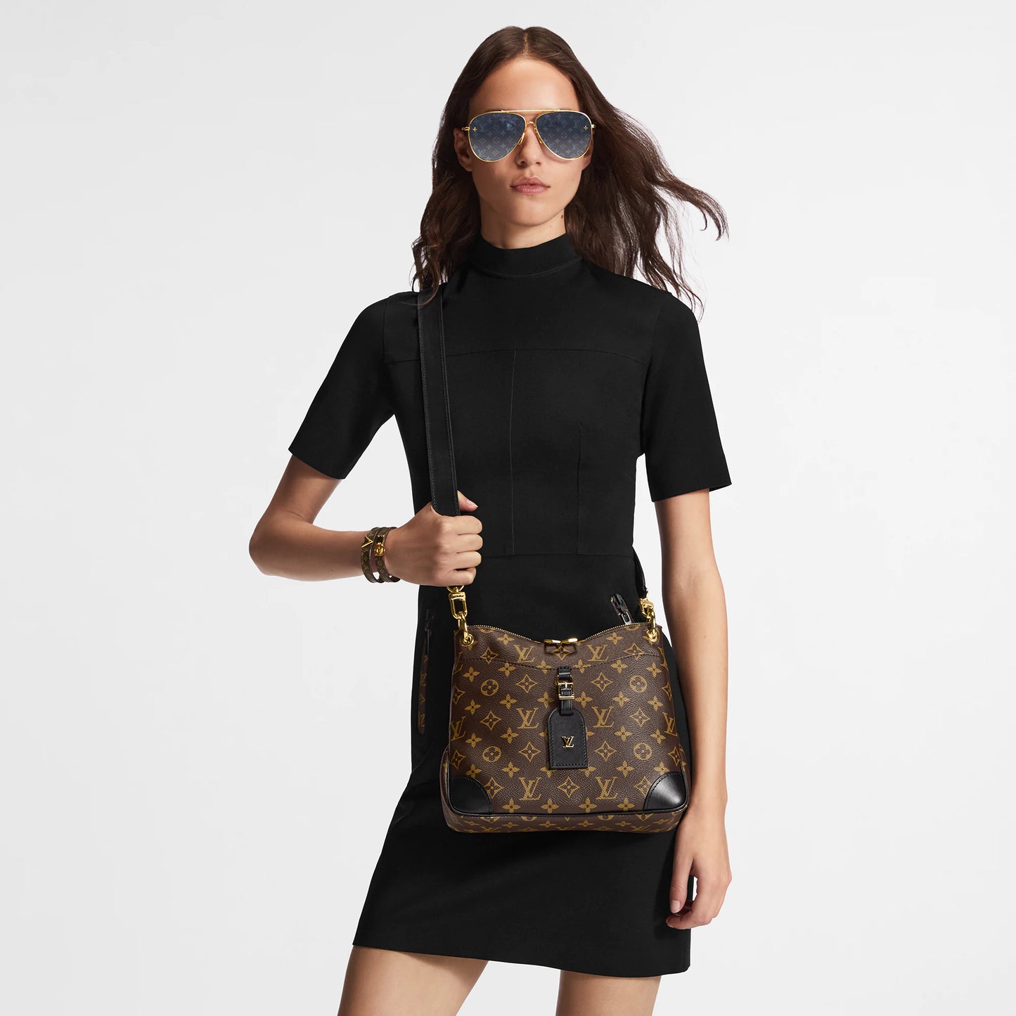 Louis Vuitton Monogram Canvas Odeon PM Noir