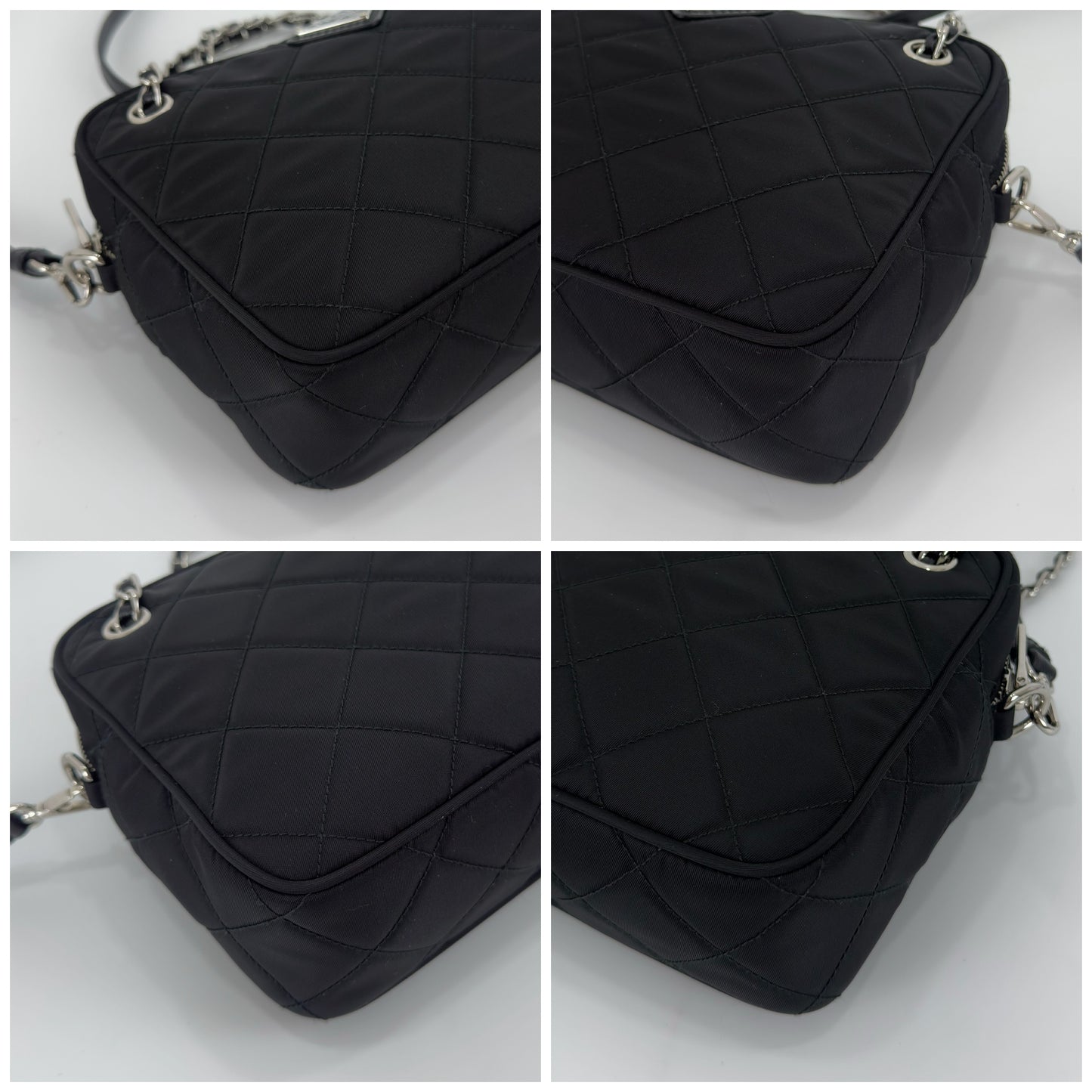 Prada Nylon Tessuto Impuntu Quilted Bandoliera
