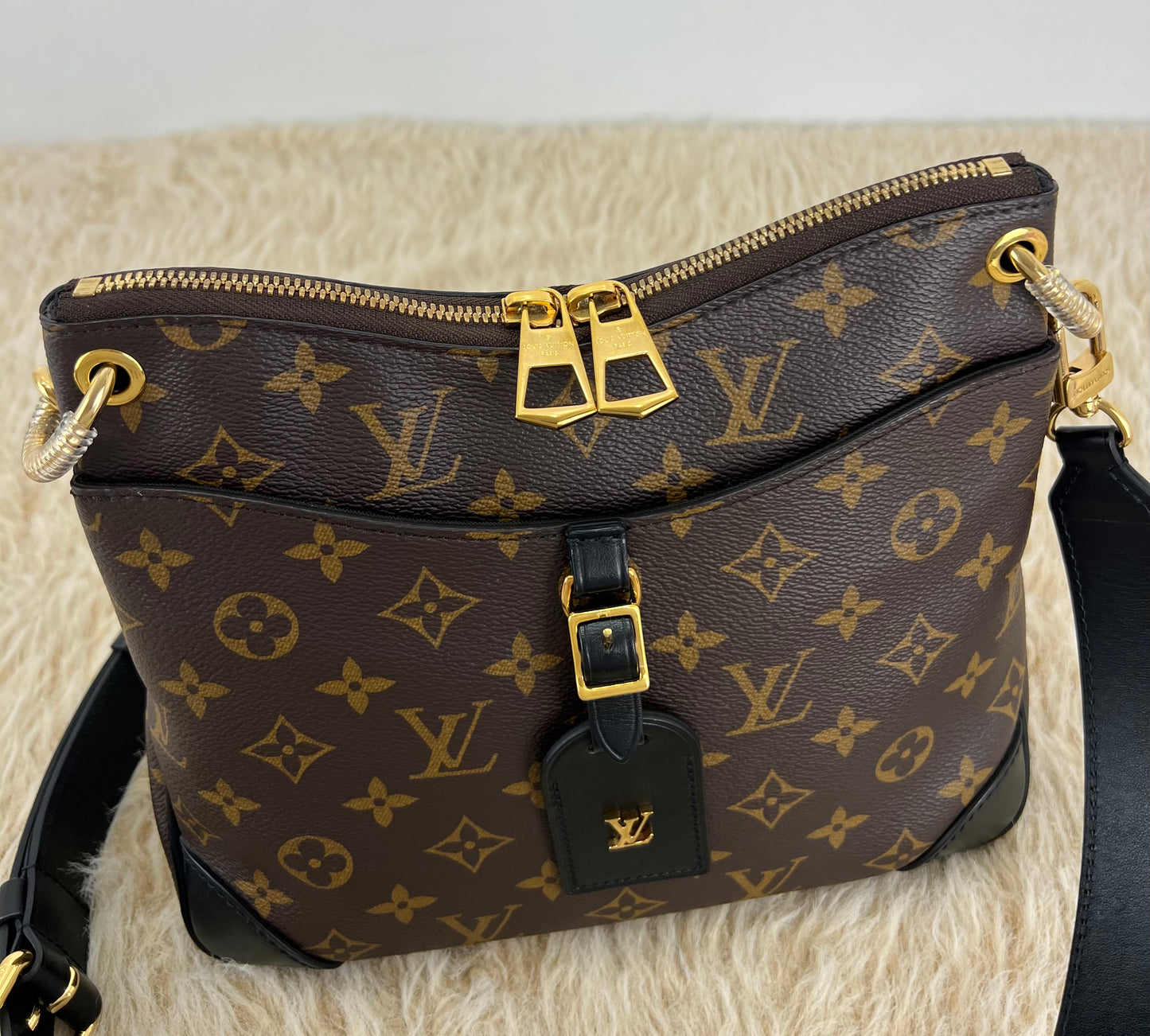 Louis Vuitton Monogram Canvas Odeon PM Noir