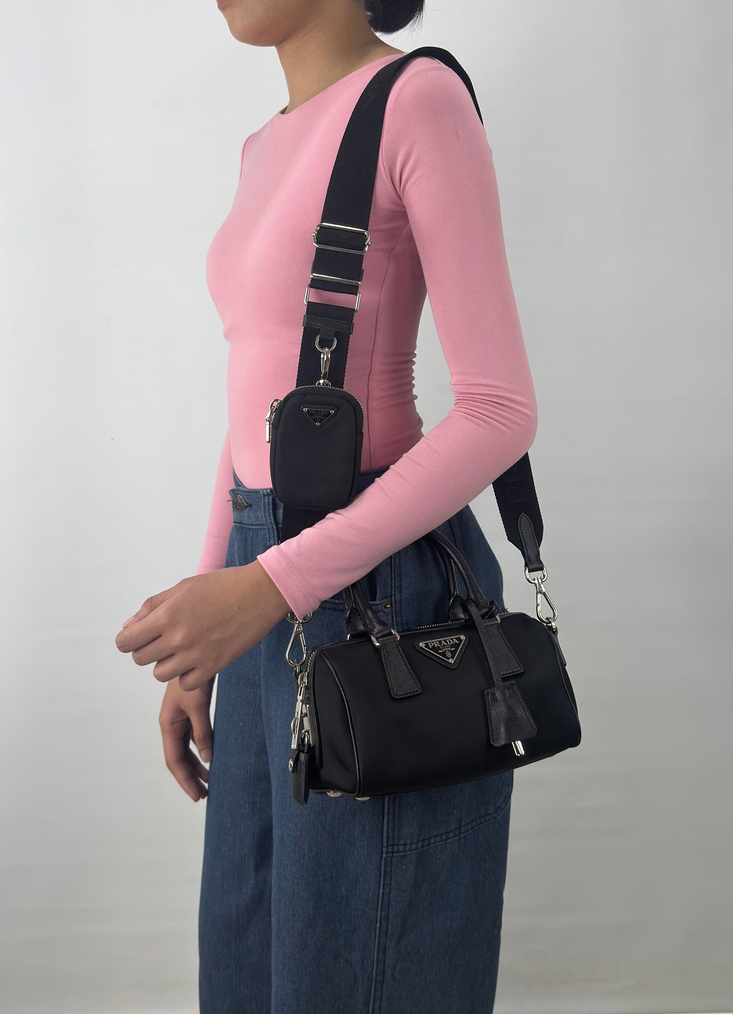 Prada Re-Edition 2005 Re-Nylon Boston Bag