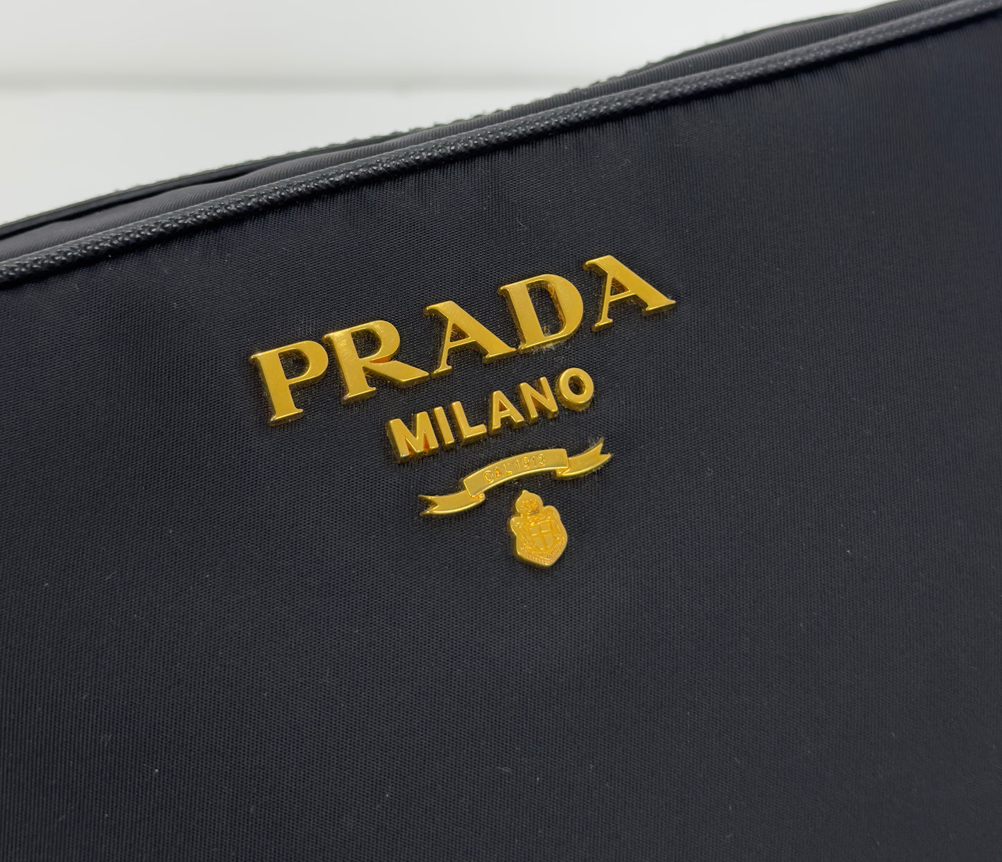 Prada Black Tessuto Nylon Camera Bag 1BH089
