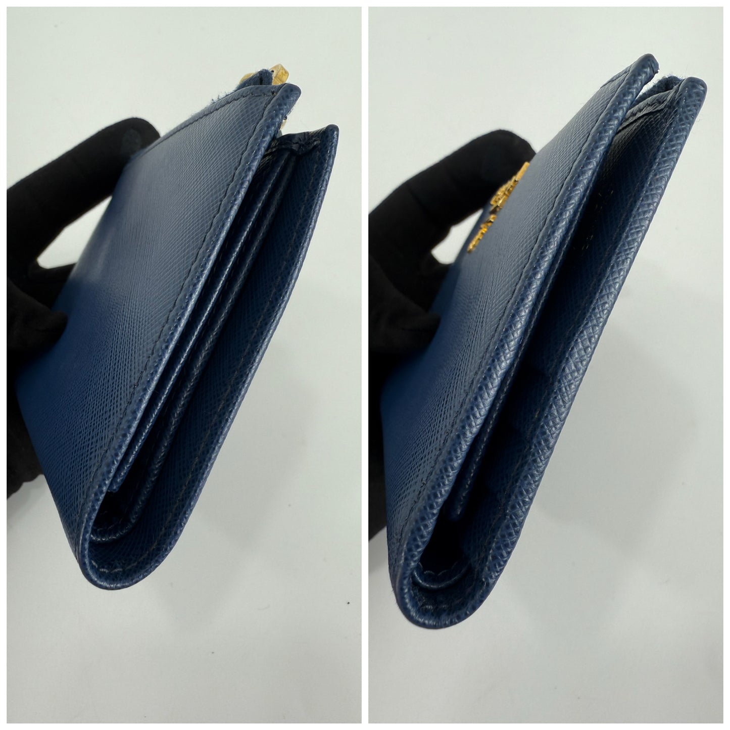 Prada Saffiano Leather Compact Wallet