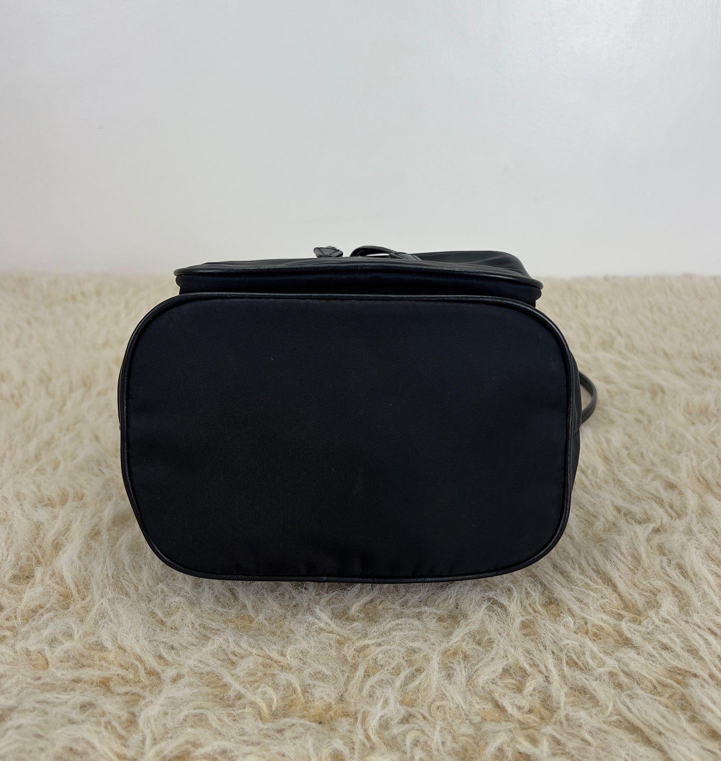 Prada Drawstring Bucket Bag Tessuto