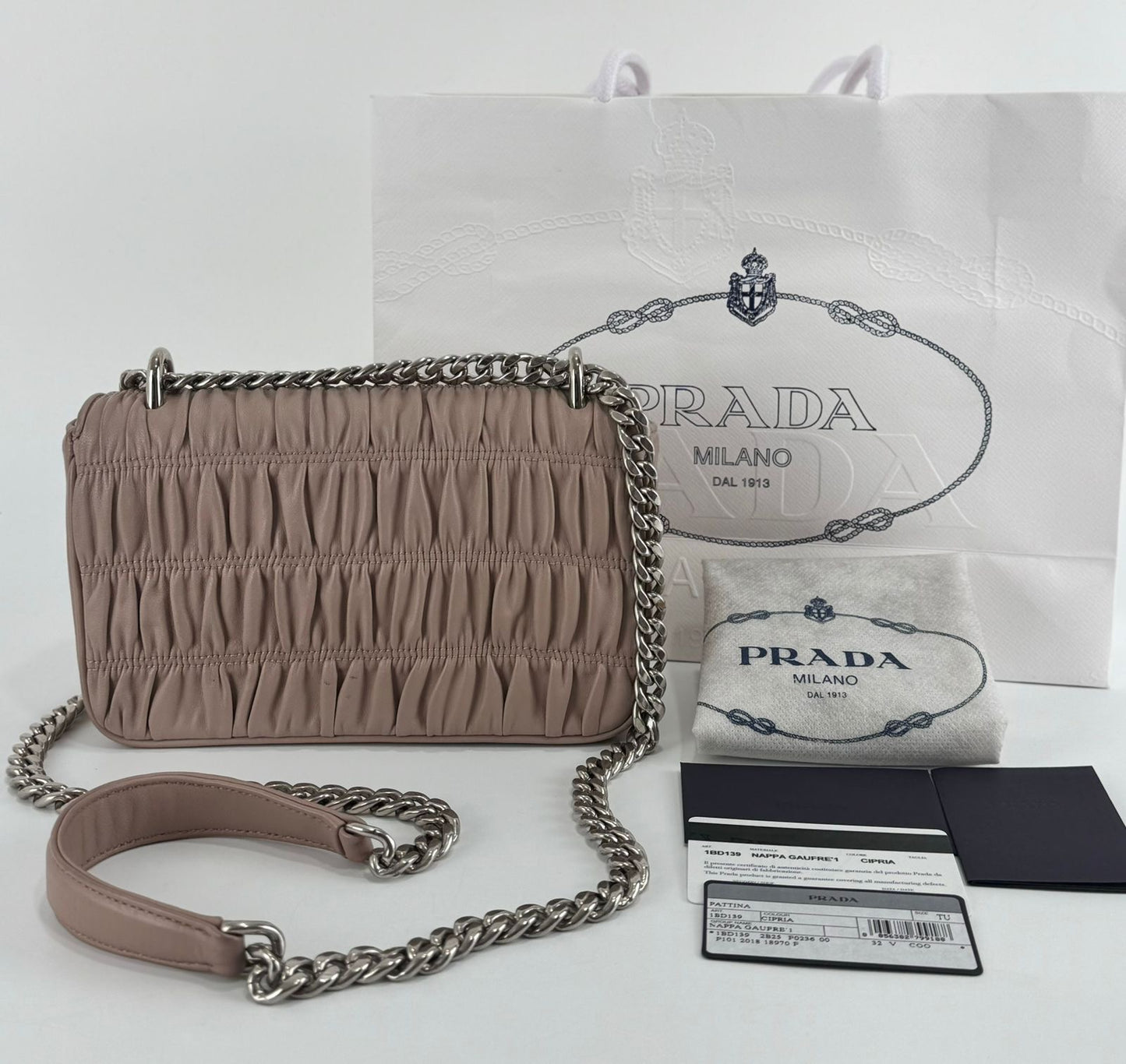 Prada Nappa Gaufre Flap