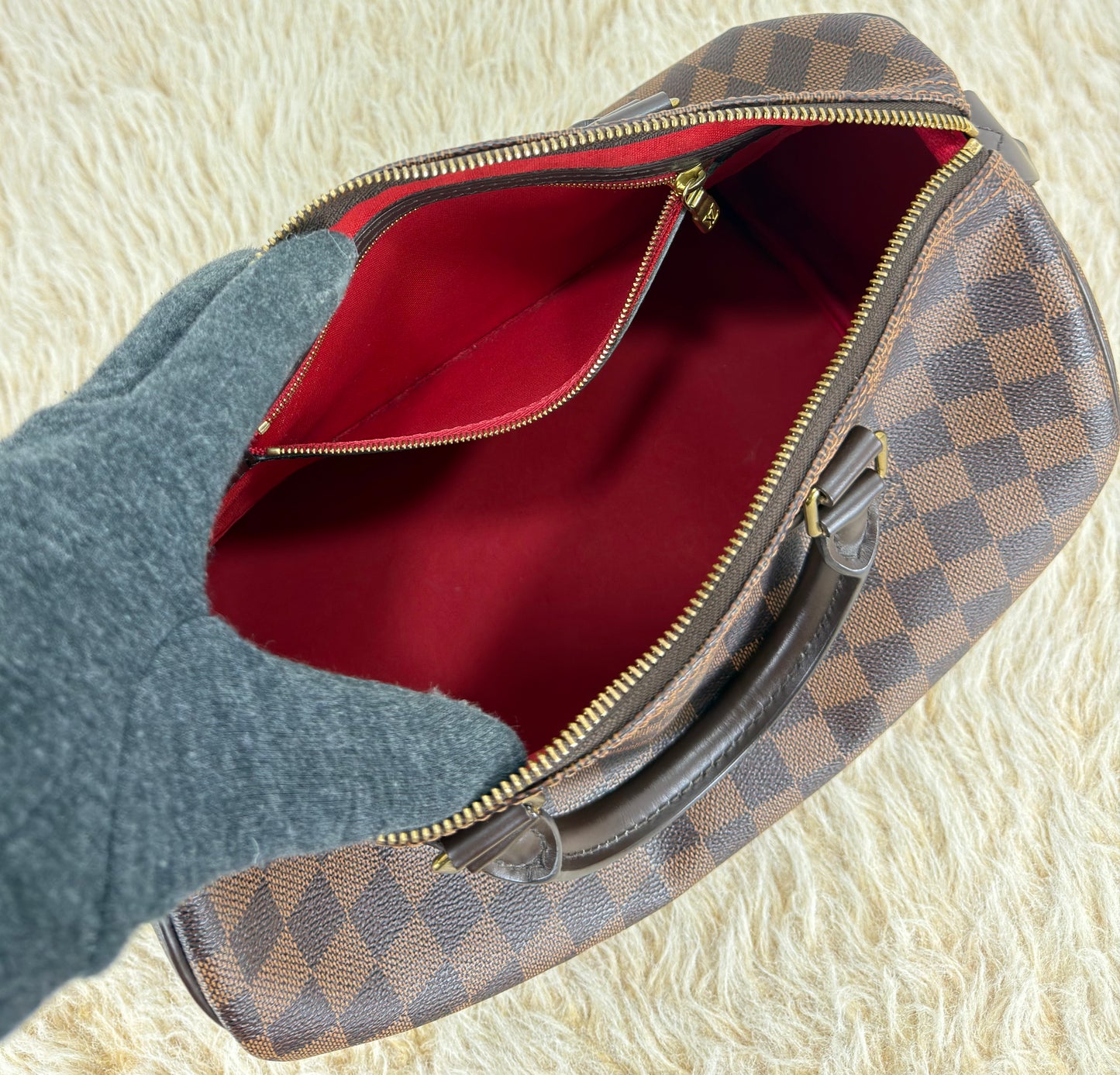 Louis Vuitton Speedy 30 Damier Ebene Canvas