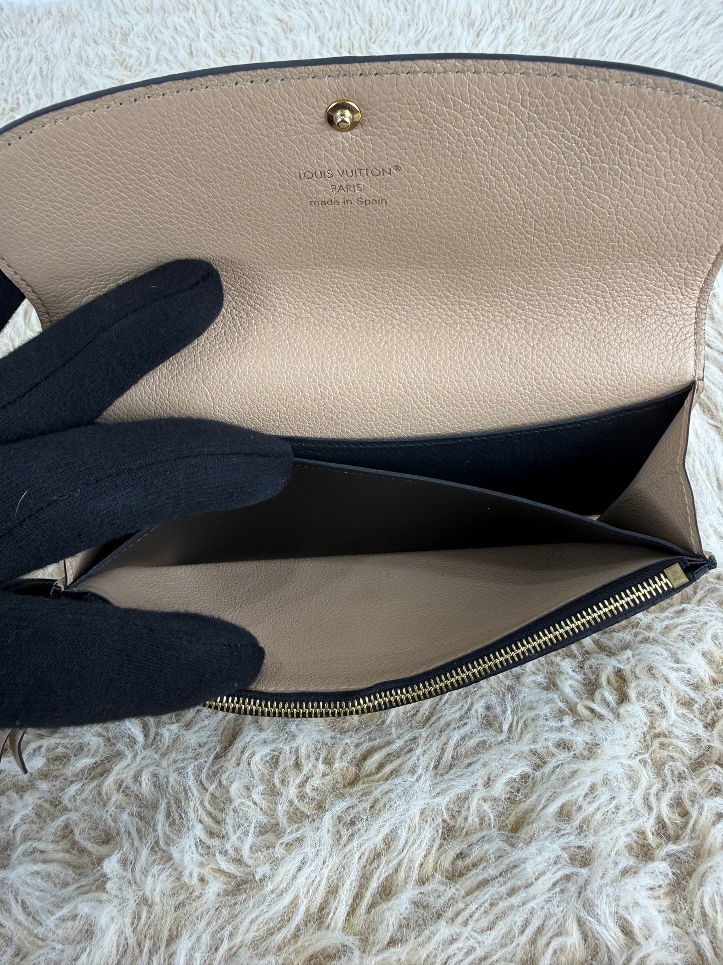 Louis Vuitton Emilie Wallet Monogram Empreinte Leather