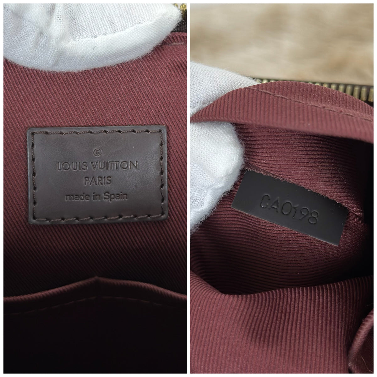Louis Vuitton Damier Ebene Lymington Bag