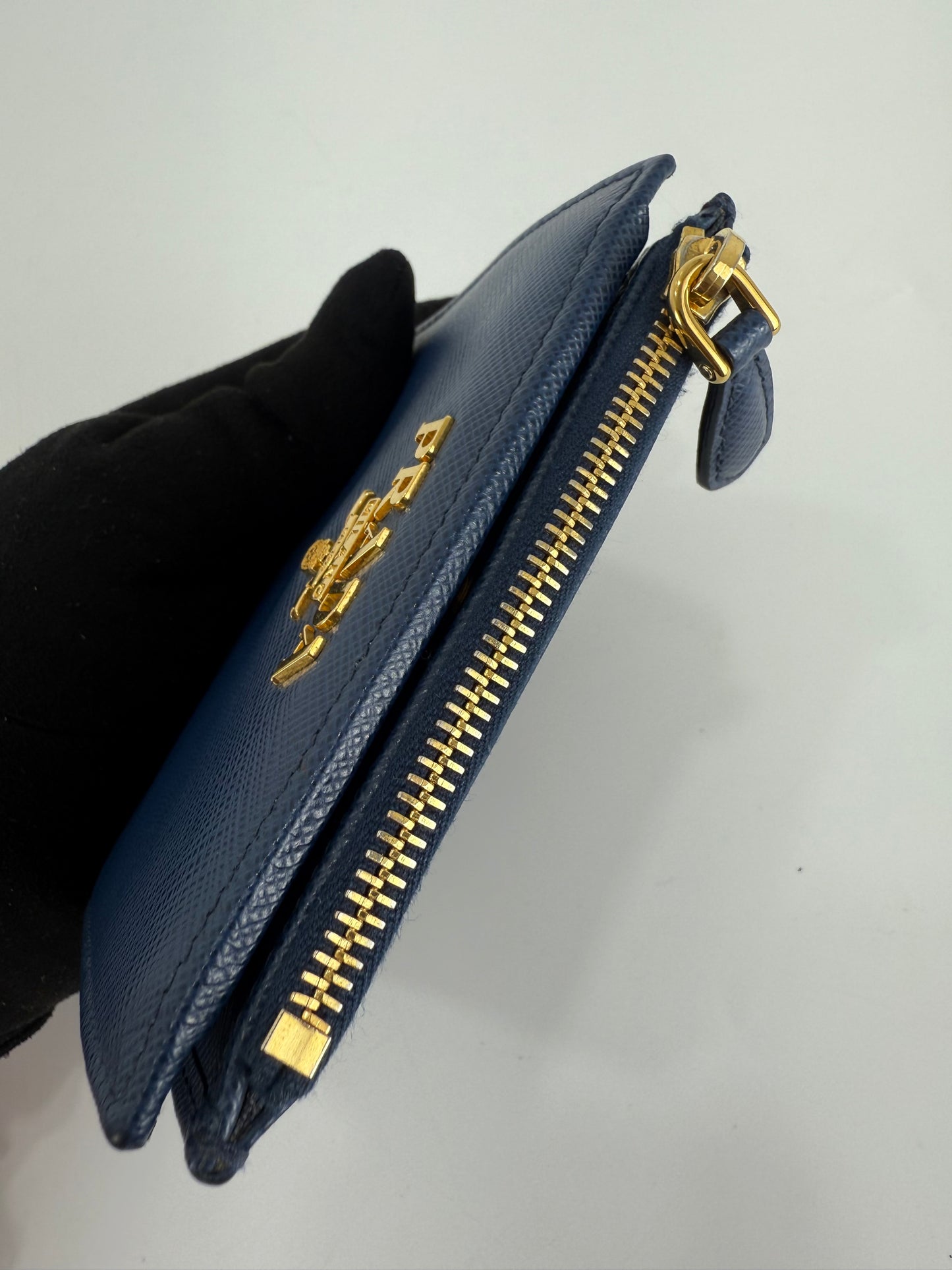 Prada Saffiano Leather Compact Wallet