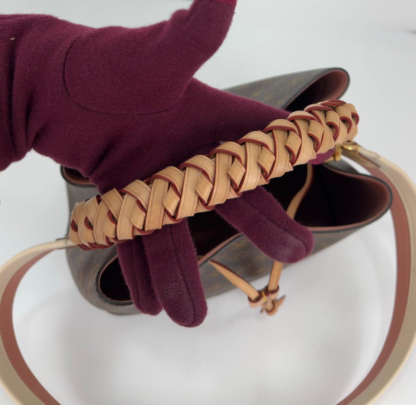Louis Vuitton NeoNoe MM Braided Handle Monogram
