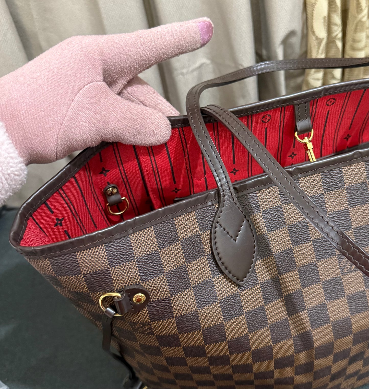 Louis Vuitton Neverful MM Damier Ebene