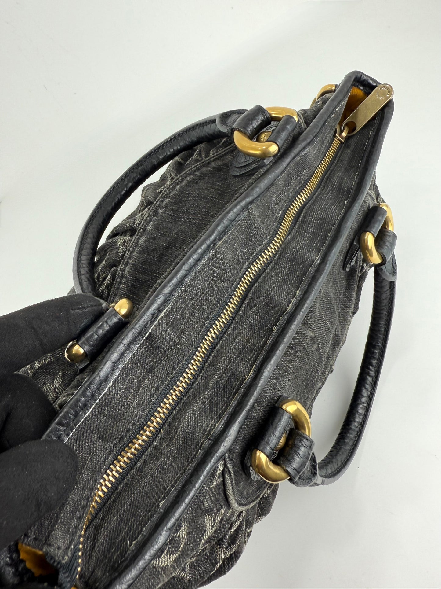Louis Vuitton Monogram Denim Neo Cabby MM Handbag