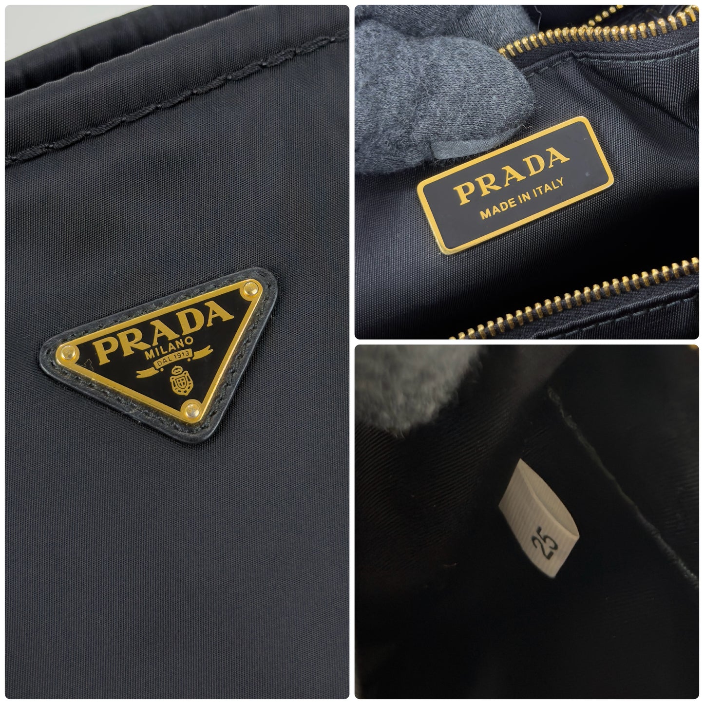 Prada Tessuto Nylon Catena Shoulder Bag