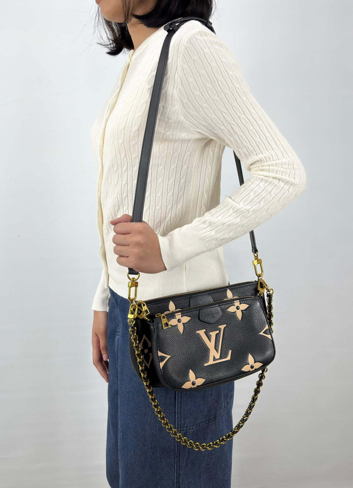 Louis Vuitton Multi Pochette Accessoires Bicolor