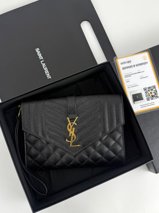 Saint Laurent Envelope Clutch Bag