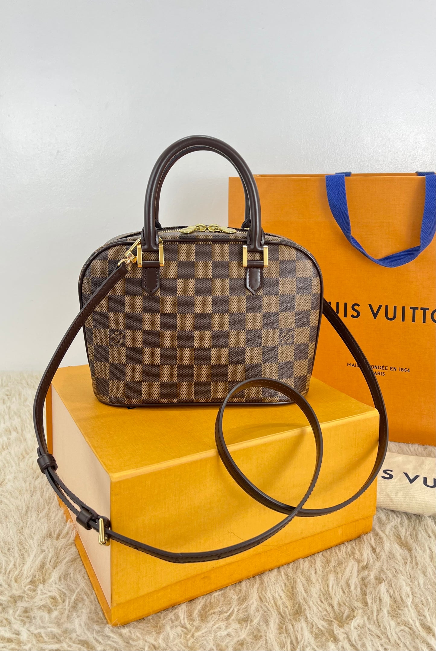 Louis Vuitton Damier Ebene Mini Sarria