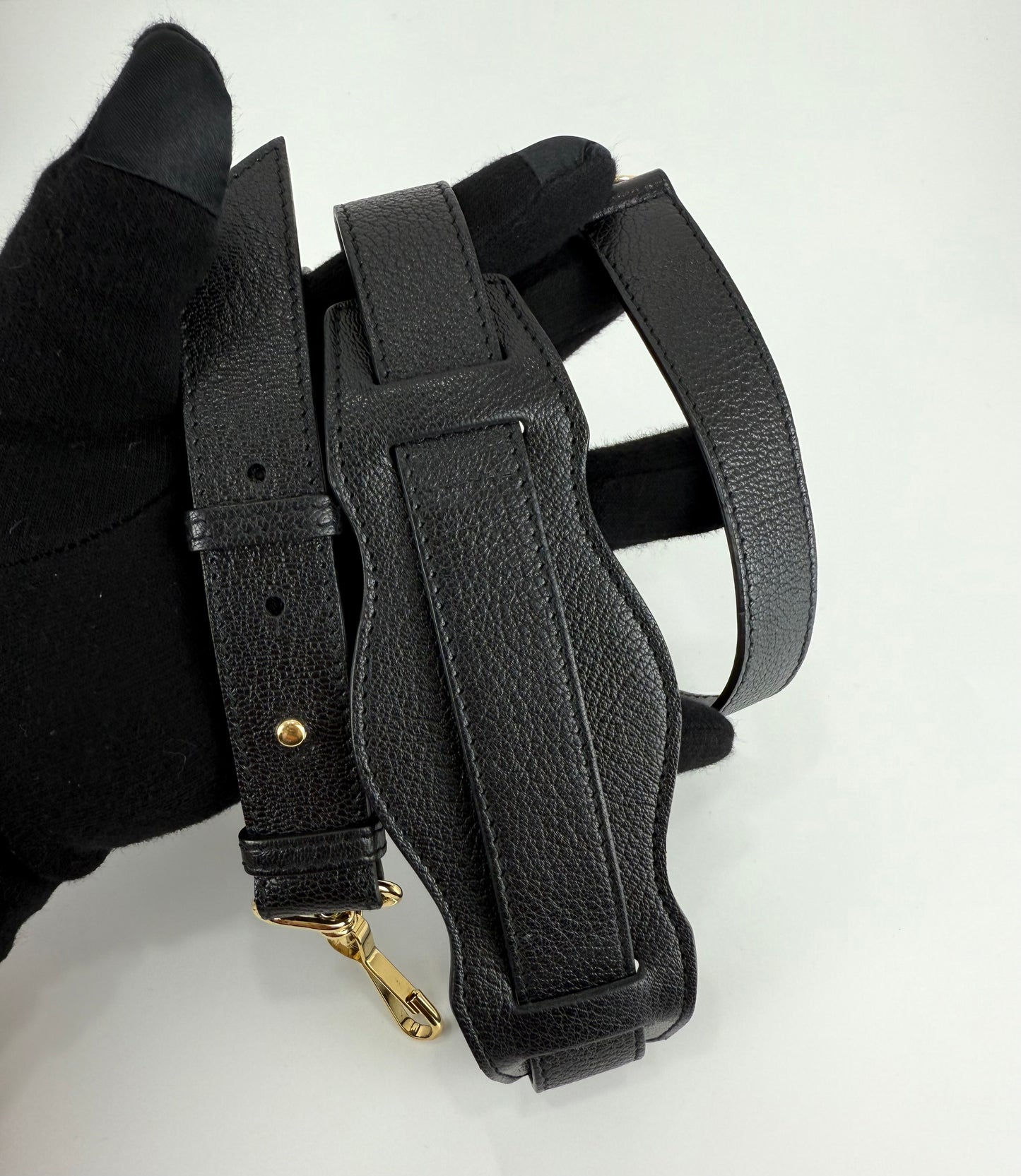 Balenciaga Black Leather Mini Classic Metallic Edge City Bag