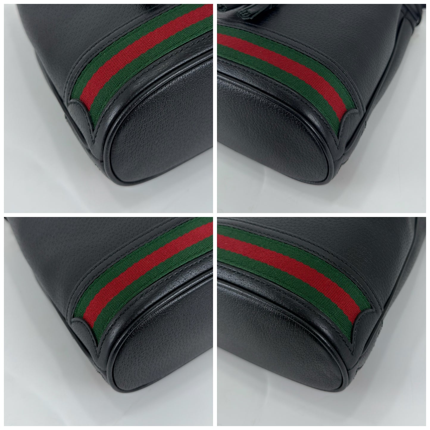 Gucci GG Ophidia Small Leather Bucket Bag
