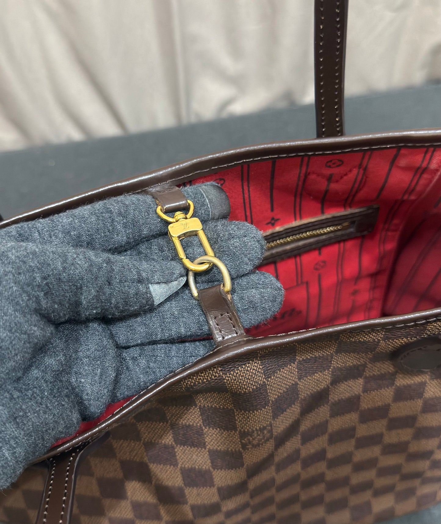 Louis Vuitton Neverful MM Damier Ebene AR4160