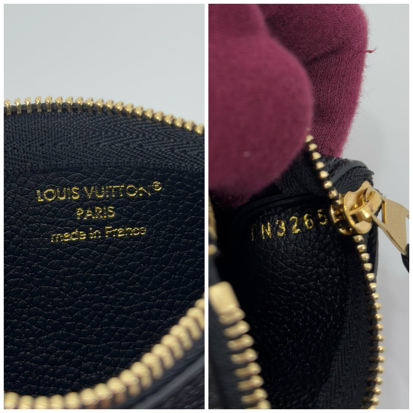 Louis Vuitton Giant Monogram Key Pouch Cles Bicolor
In Monogram Empreinte