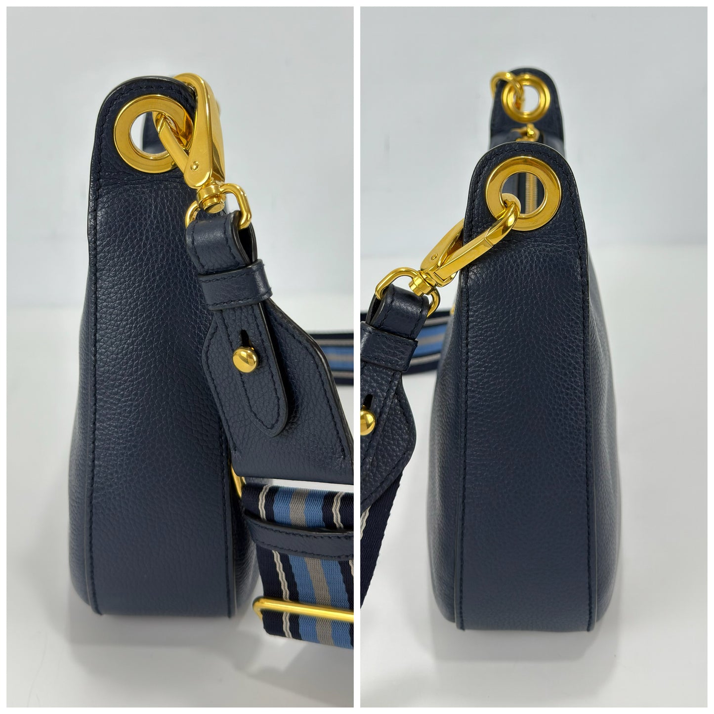 Prada Vitello Phenix Leather Crossbody Bag